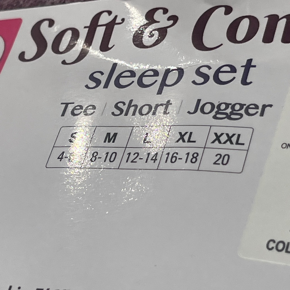 Women's 32 Degrees Pajama Sleep Set XL Burgundy and XXL NWT - Picture 4 of 5